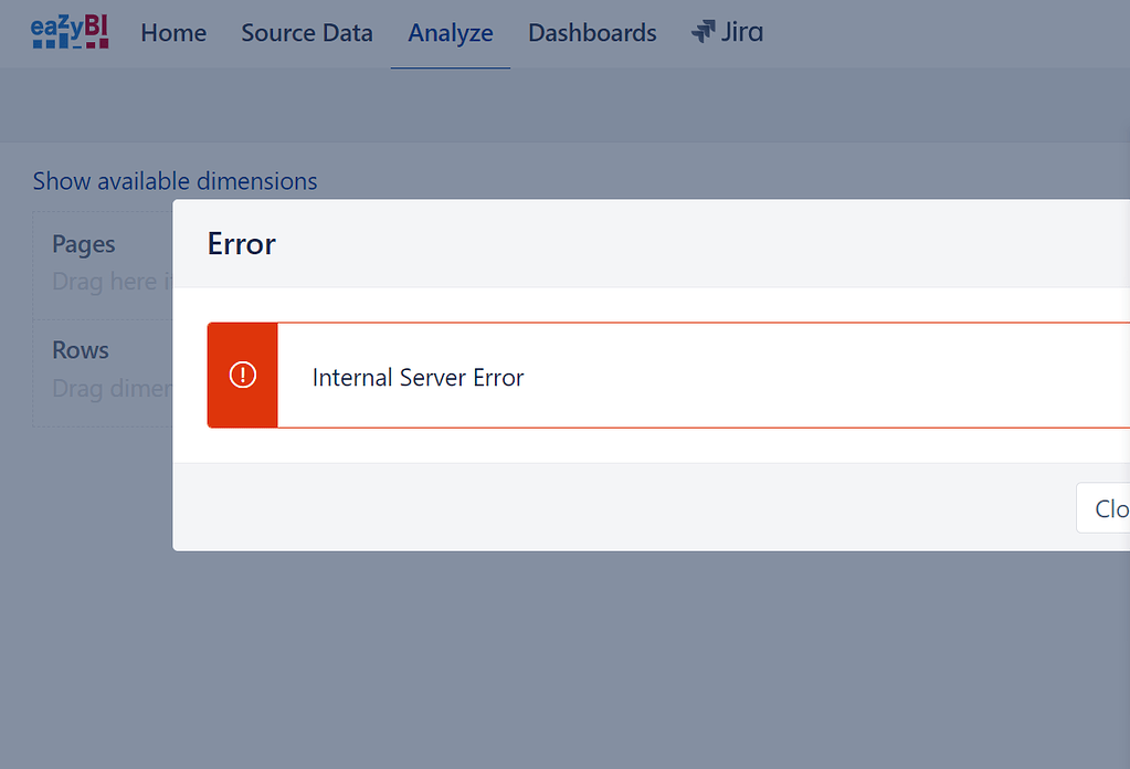 internal database error mailbird