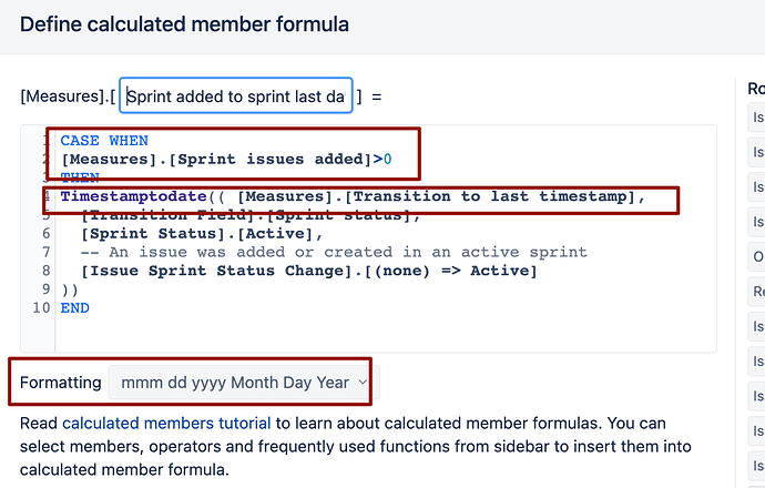 issue added to active sprint - last date