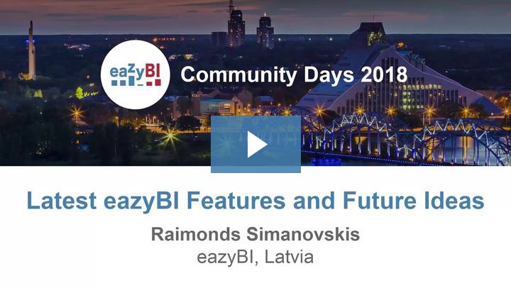 6-Latest eazyBI Features and Future Ideas by Raimonds Simanovskis, eazyBI