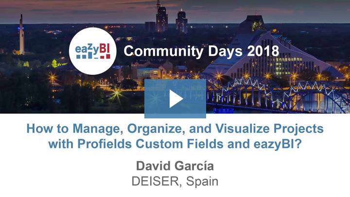 7-How to Manage Organize and Visualize You Projects With Profields Custom Fields and eazyBI by David García, DEISER