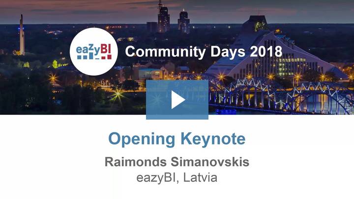 1-Opening Keynote by Raimonds Simanovskis, eazyBI