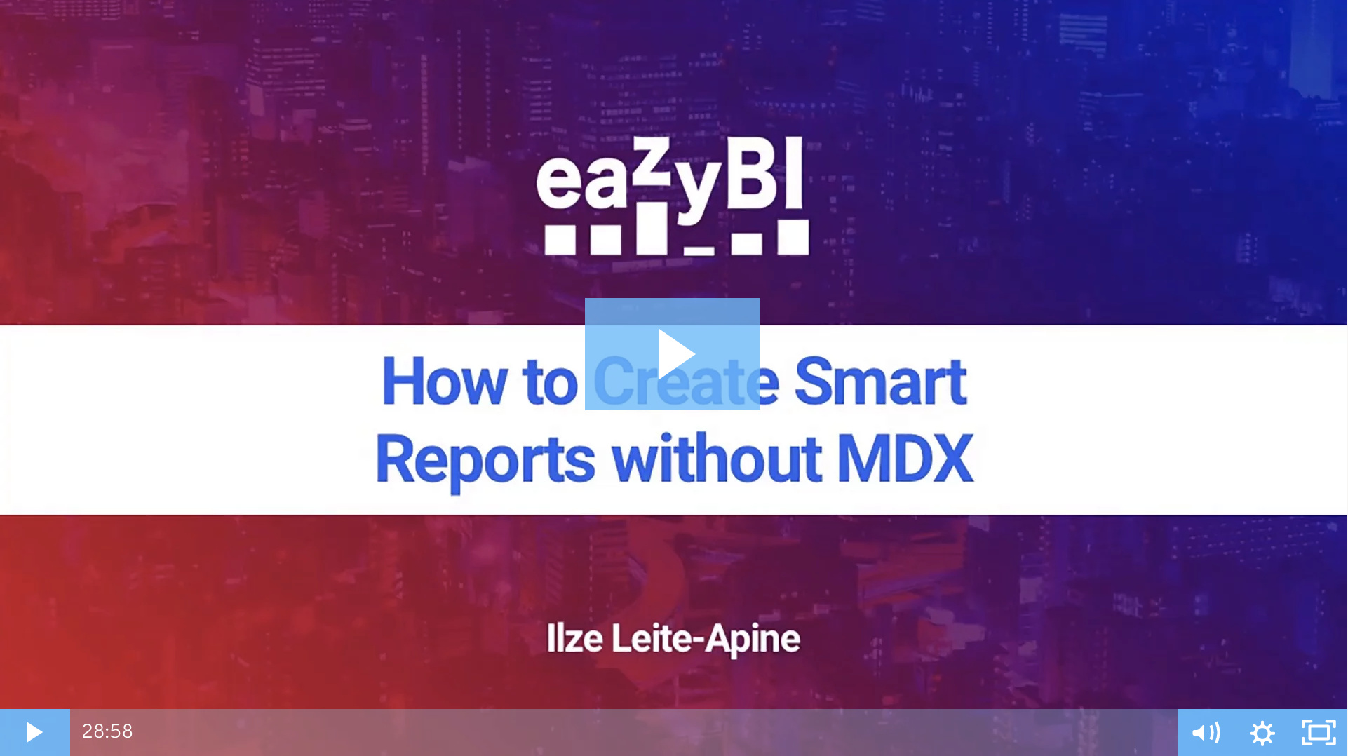 Smart Reports without MDX