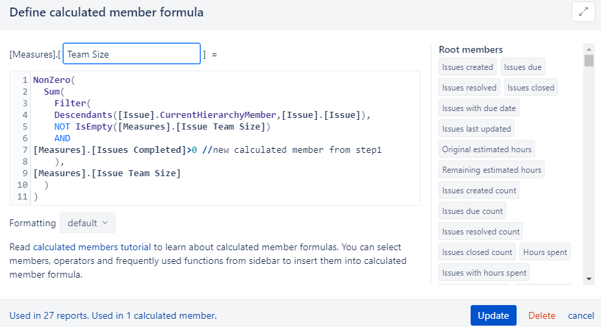 Calculated Measure Performance Improvement - Help Needed - Questions &  Answers - eazyBI Community